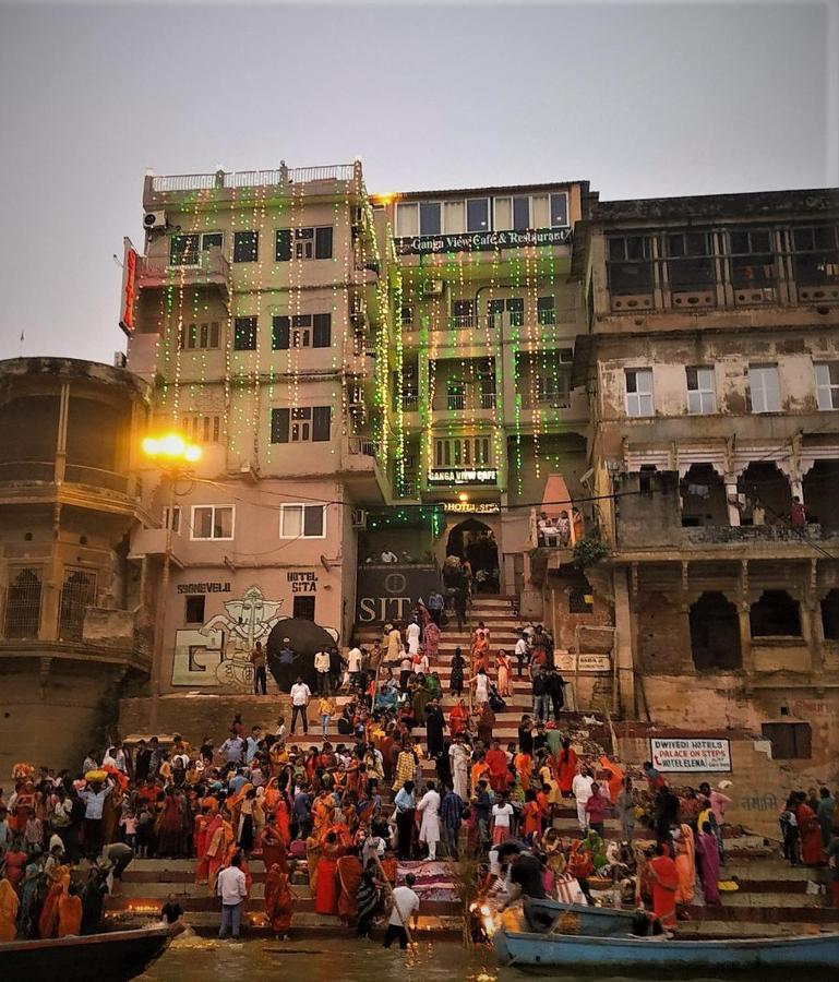 Hotel Sita Palace On Heritage Ghats Of Benaras Varanasi Exterior photo