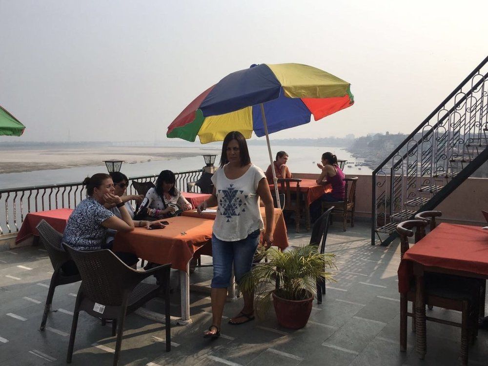 Hotel Sita Palace On Heritage Ghats Of Benaras Varanasi Exterior photo